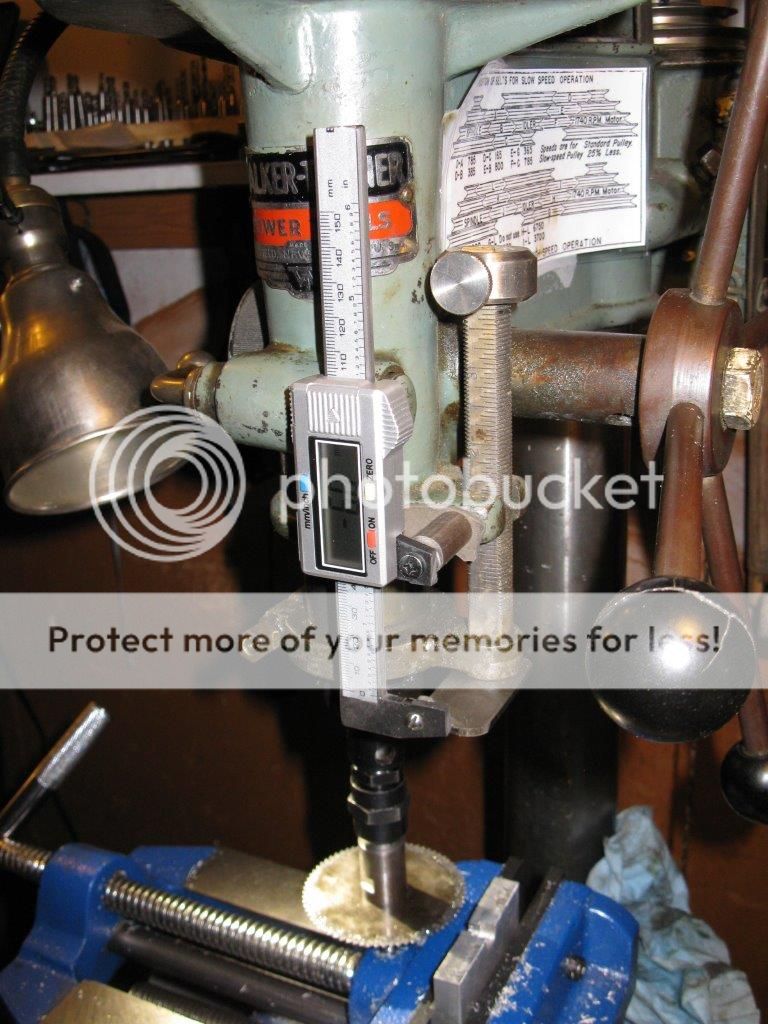 Quill stop and depth gauge DRO for small mill/drill machine The Home